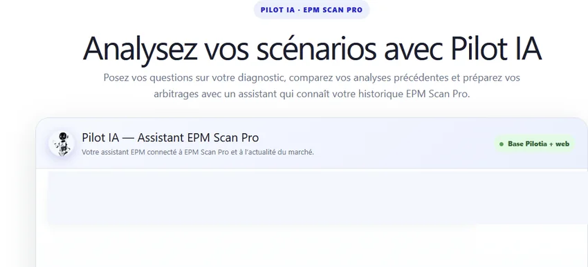 Aperçu de Analyser avec Pilot IA (illustration non interactive)