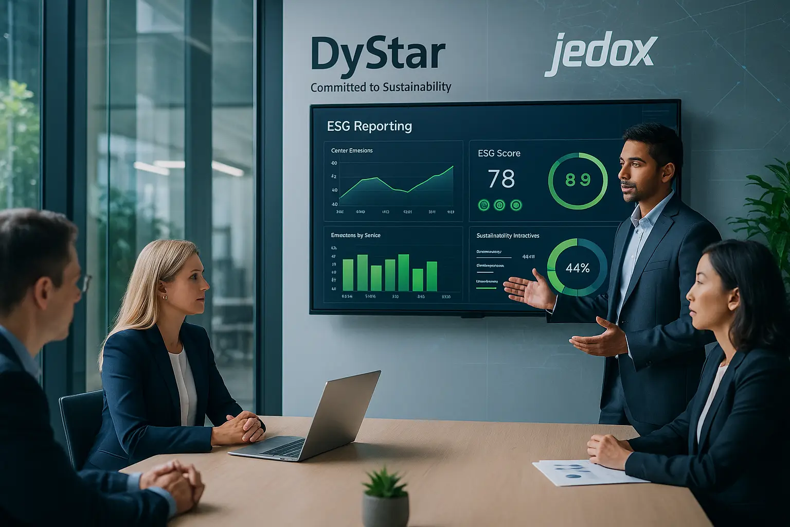 Partenariat DyStar et Jedox
