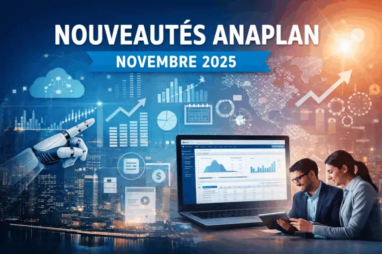 Nouveautés Anaplan novembre 2025