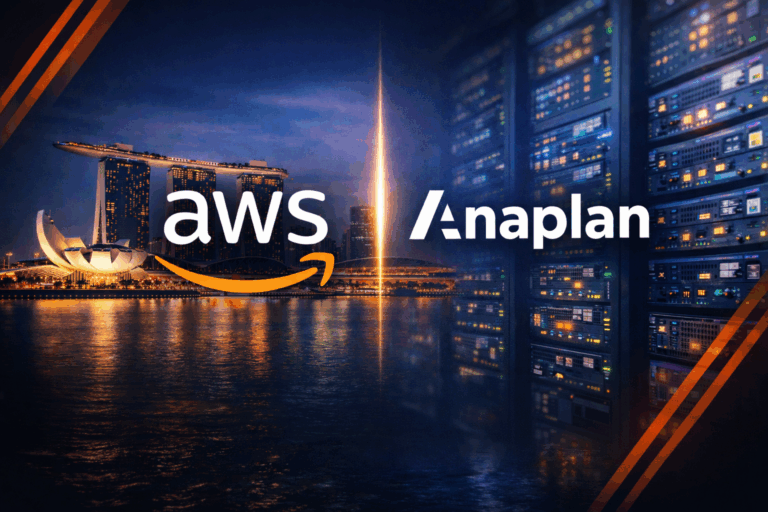 Data center Anaplan AWS Singapour
