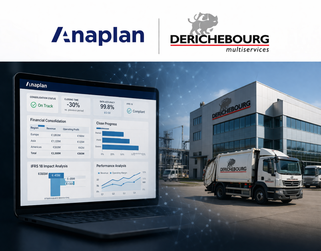 partenariat Anaplan et le Le groupe Derichebourg.