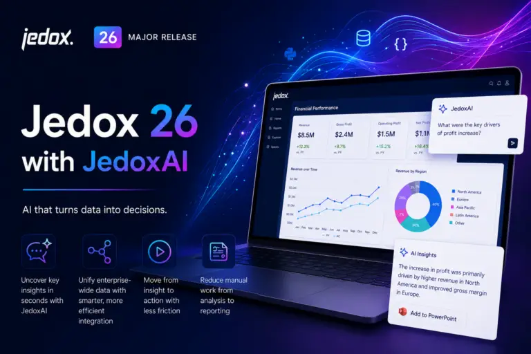 Jedox 26 : l’IA et l’intégration de données au cœur de la nouvelle version de la plateforme EPM