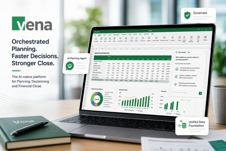 Vena unveils a new financial consolidation solution and strengthens its AI capabilities
