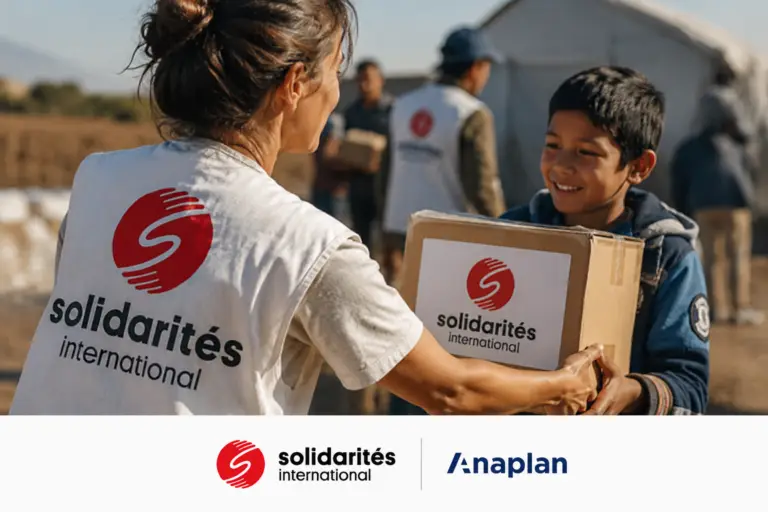 Solidarités International mise sur Anaplan pour moderniser sa planification financière et renforcer la transparence de ses opérations