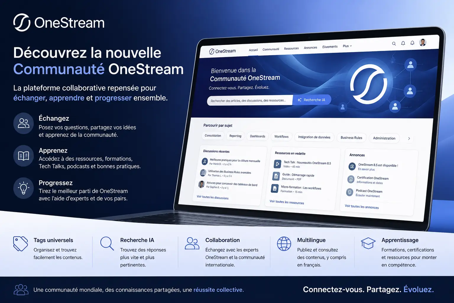 Nouvelle communauté Onestream