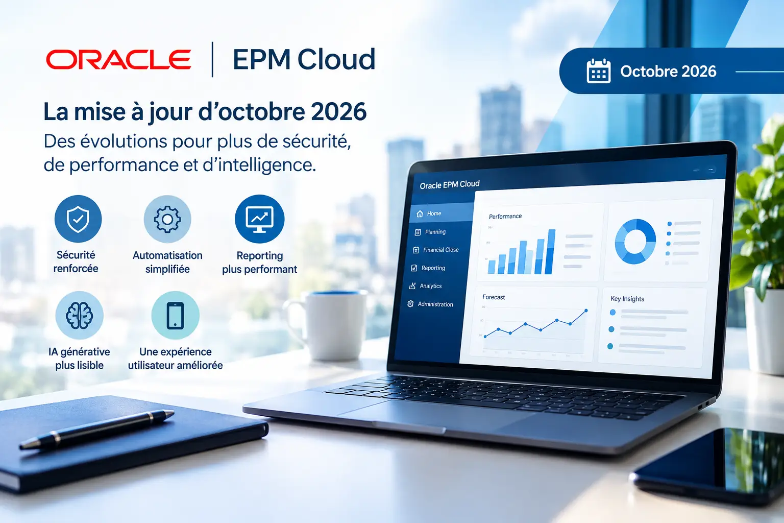 mise à jour Oracle EPM Cloud