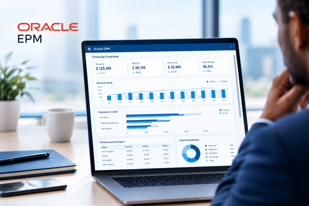Scrollable Dashboards Oracle EPM