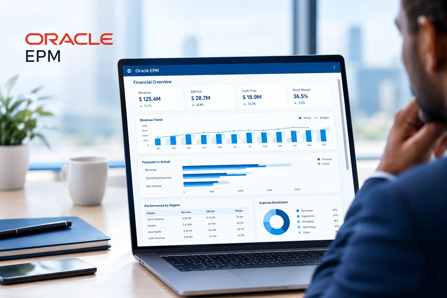 Scrollable Dashboards Oracle EPM