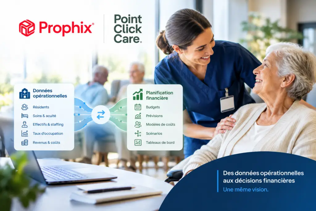 Le FP&A de Prophix se connecte aux données de PointClickCare