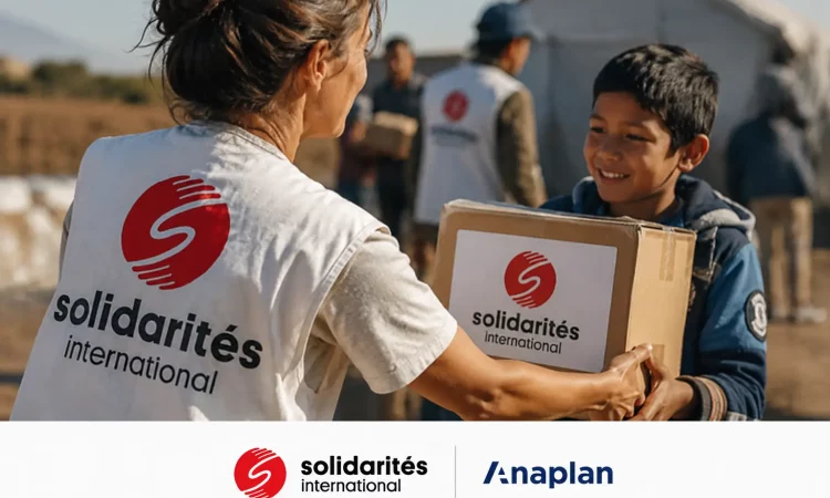 partenariat Anaplan - Solidarités International